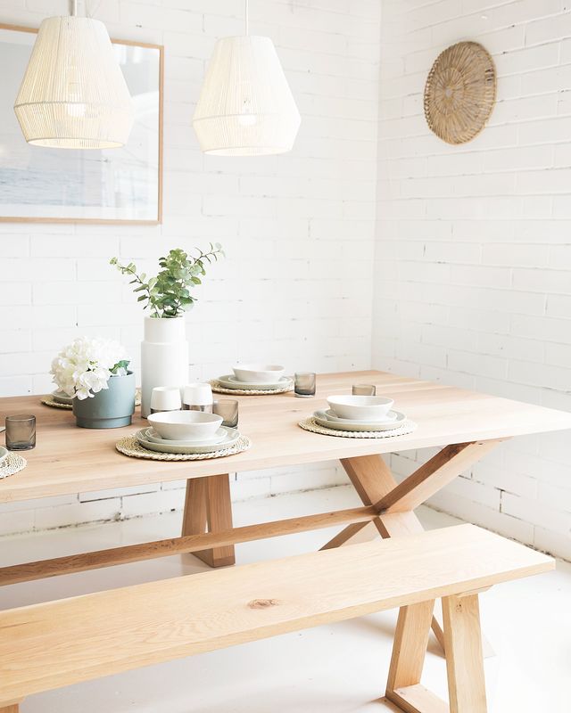 Mooloolaba Dining Table by RAW Sunshine Coast Handkrafted